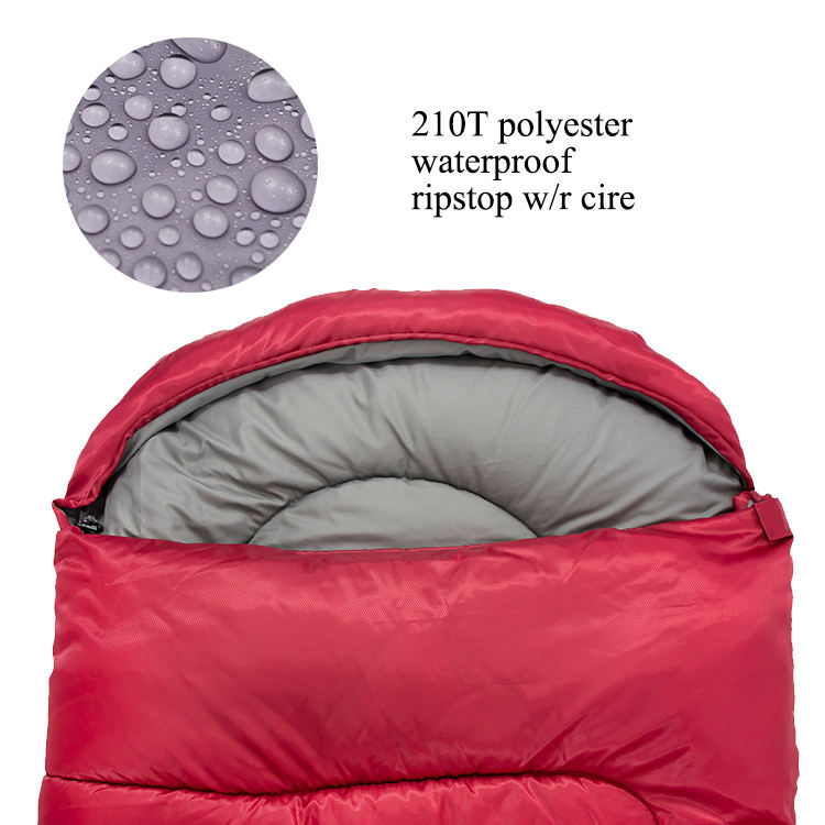 GulTrek Lightweight Envelope Sleeping Bag - 3 Season Waterproof Bulk
