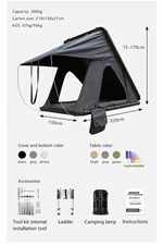 Aluminum Frame Triangle Tent