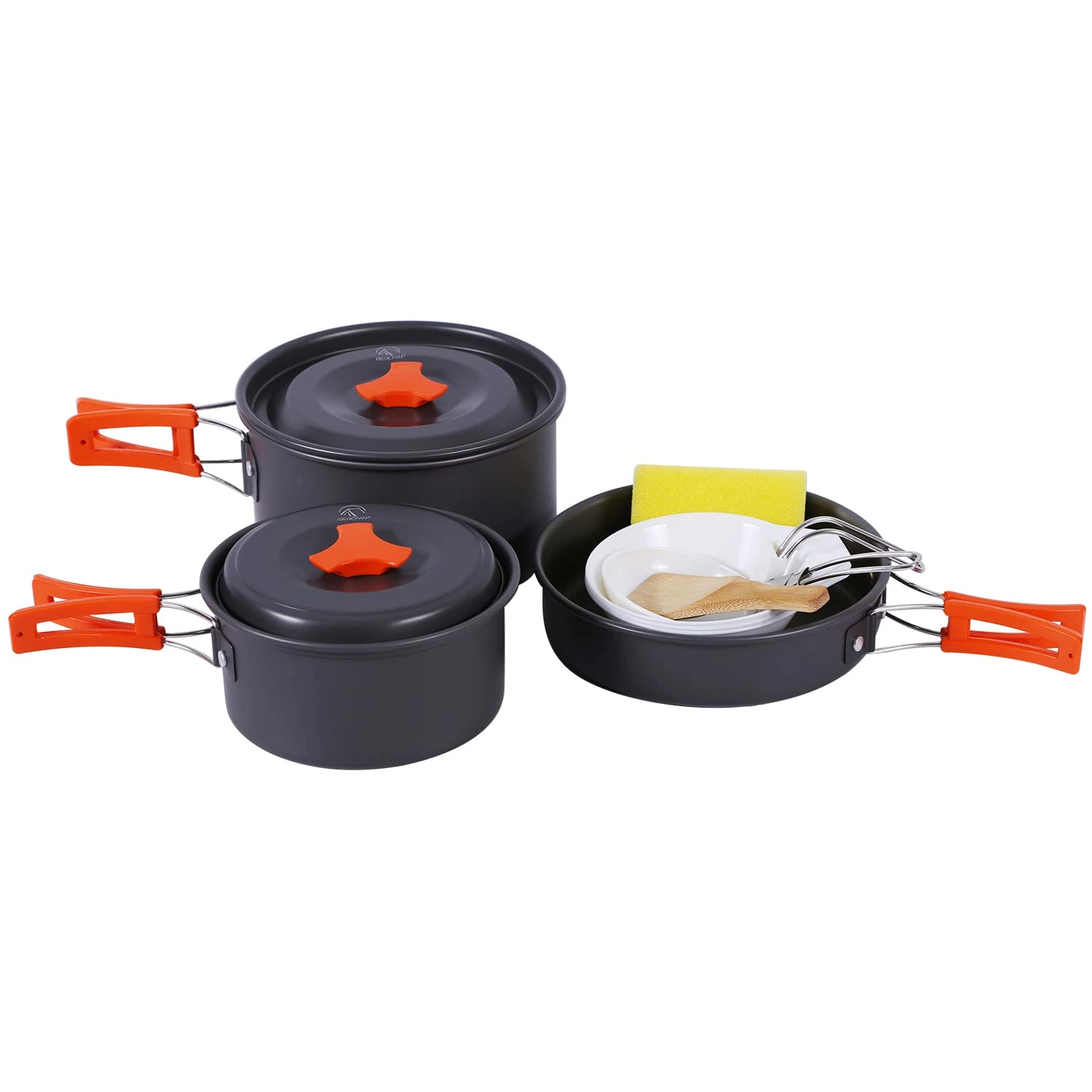 Outdoor Aluminum Alloy Cookware Set 4-Piece Camping Kit KTCO-25-003