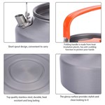 Outdoor Aluminum Camping Teapot 1.1L Lightweight KTCO-25-004