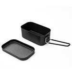 Japanese Stainless Steel Camping Lunch Box Bento Container KTCO-25-007