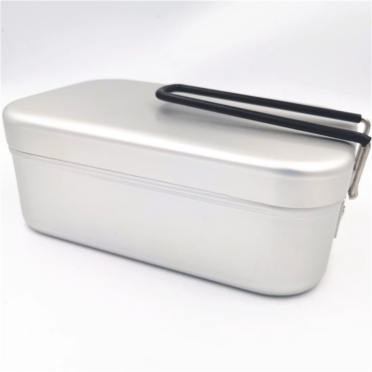 Aluminum Camping Lunch Box Portable Outdoor Bento Container KTCO-25-009