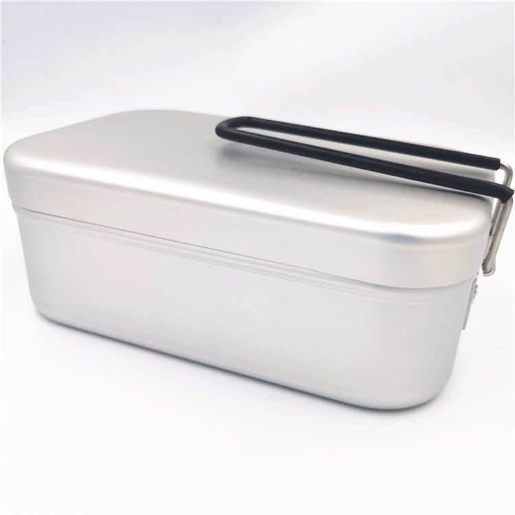 Aluminum Camping Lunch Box Portable Outdoor Bento Container KTCO-25-009