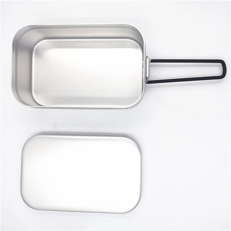 Aluminum Camping Lunch Box Portable Outdoor Bento Container KTCO-25-009