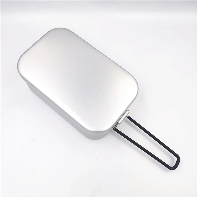 Aluminum Camping Lunch Box Portable Outdoor Bento Container KTCO-25-009