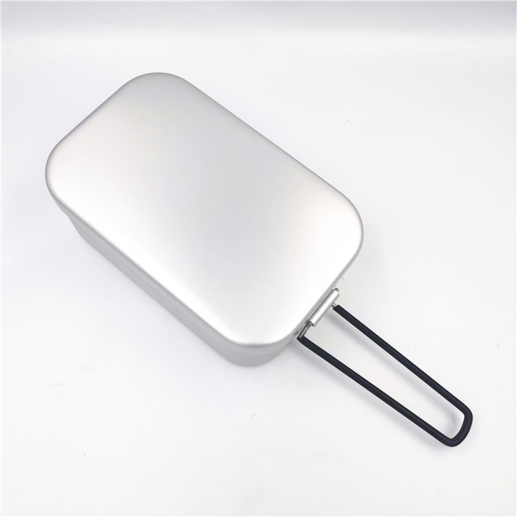 Aluminum Camping Lunch Box Portable Outdoor Bento Container KTCO-25-009