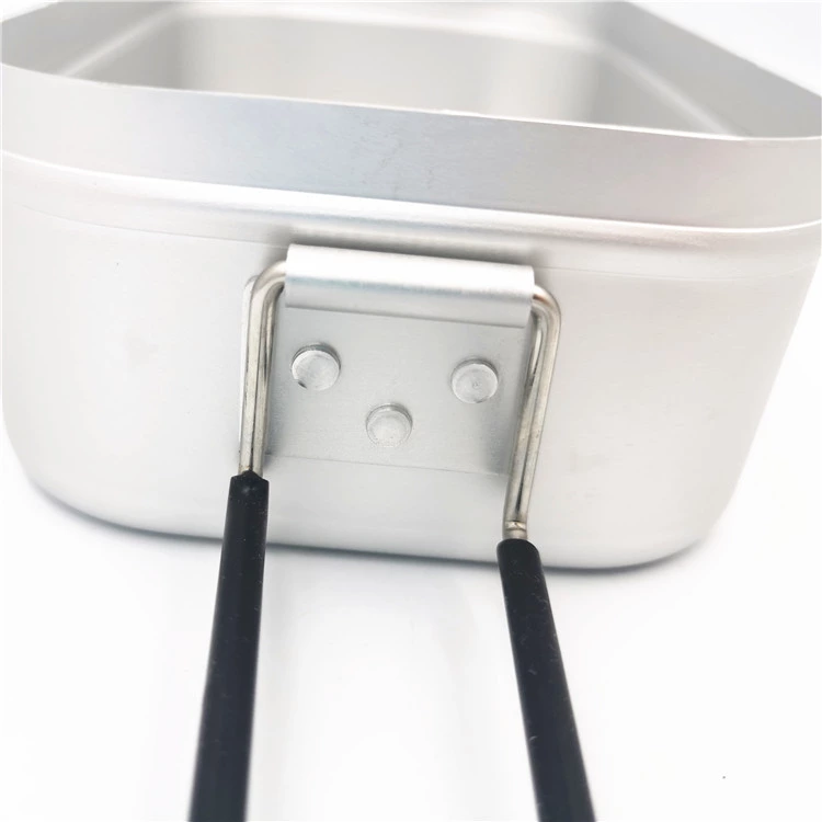 Aluminum Camping Lunch Box Portable Outdoor Bento Container KTCO-25-009