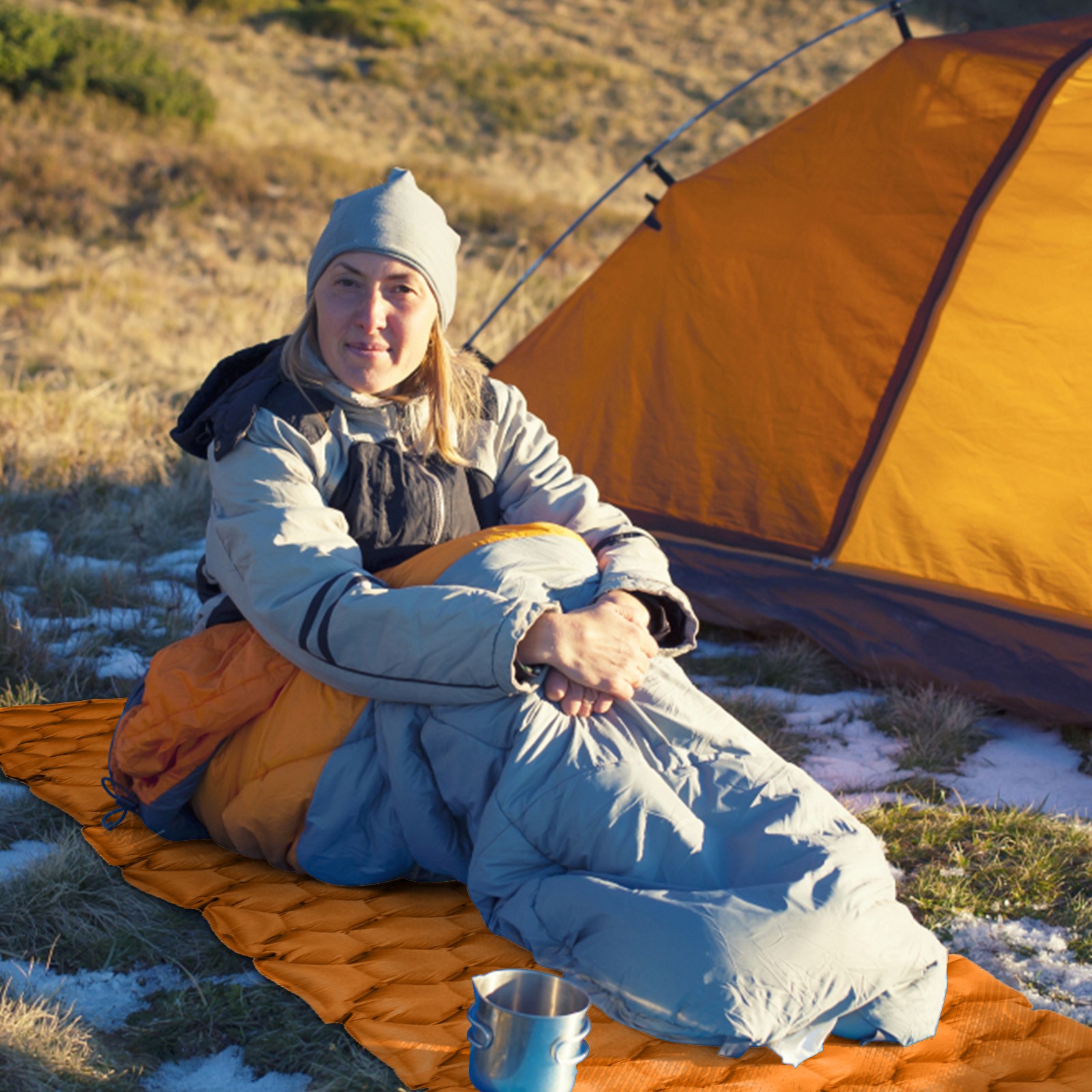 Ultralight Inflatable Camping Sleeping Mat GTSGCM-25-001