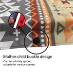 Tribal Pattern Inflatable Camping Mattress - Connectable GTSGCM-25-007