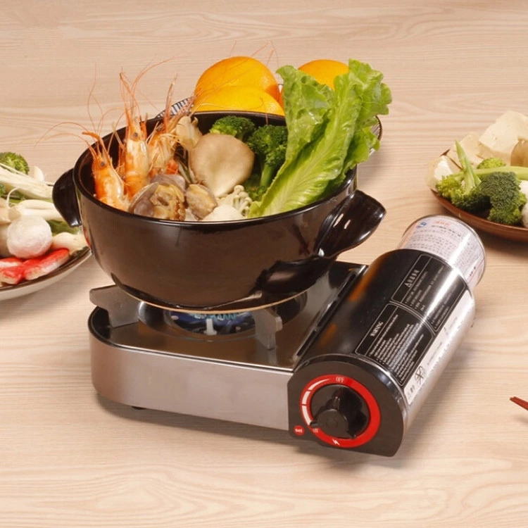 Portable Mini Gas Stove Stainless Steel for Outdoor Cooking GTKTST-25-003