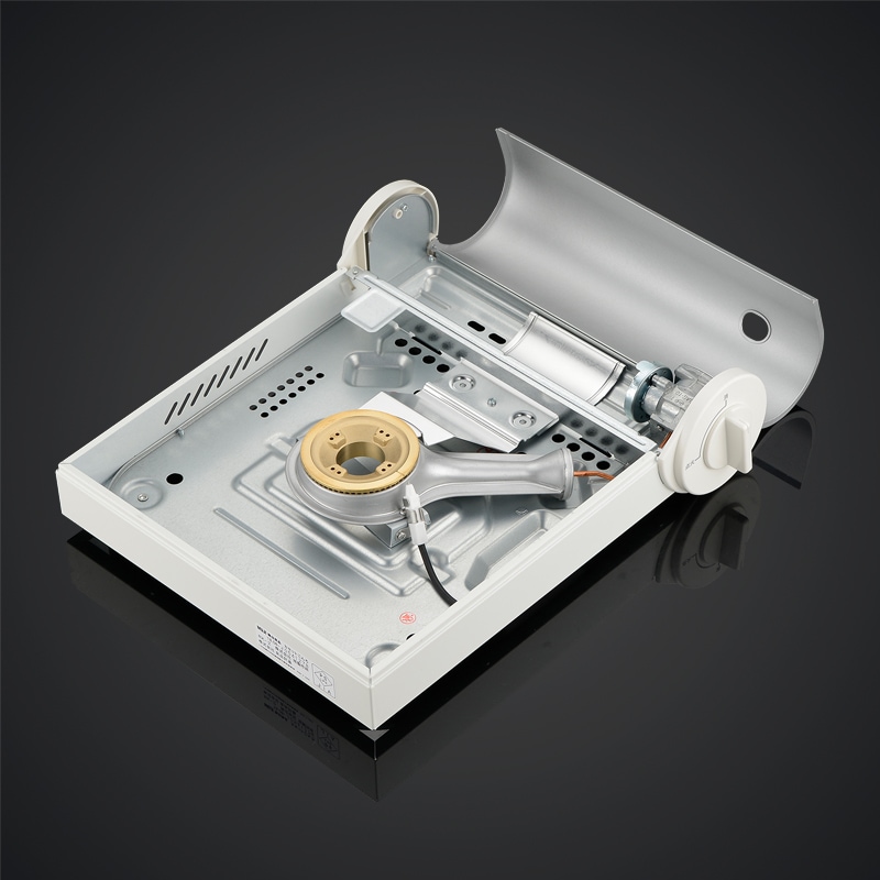 High Power Portable Outdoor Gas Stove with Wind Shield GTKTST-25-005