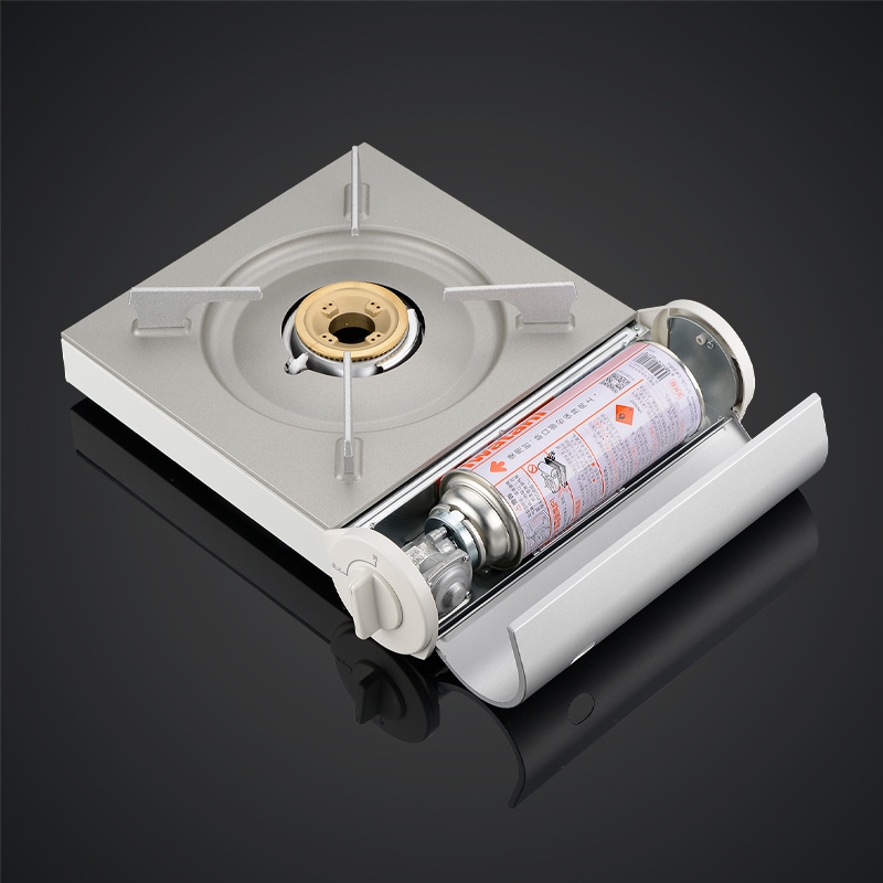 High Power Portable Outdoor Gas Stove with Wind Shield GTKTST-25-005