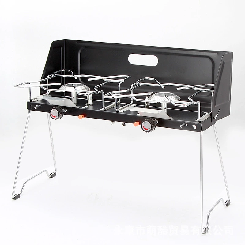 Double Burner Portable Outdoor Gas Stove High Power GTKTST-25-006
