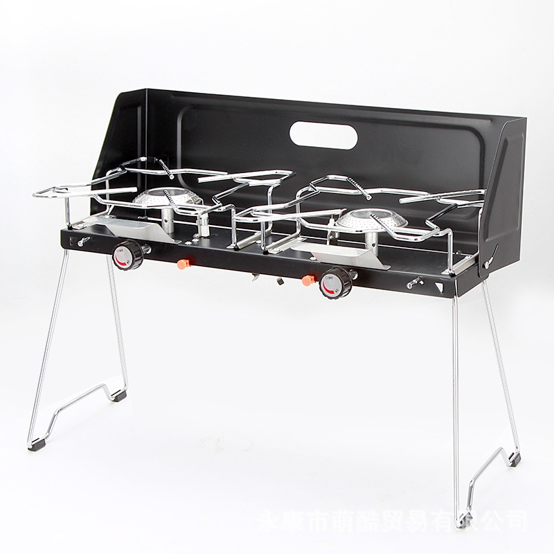 Double Burner Portable Outdoor Gas Stove High Power GTKTST-25-006