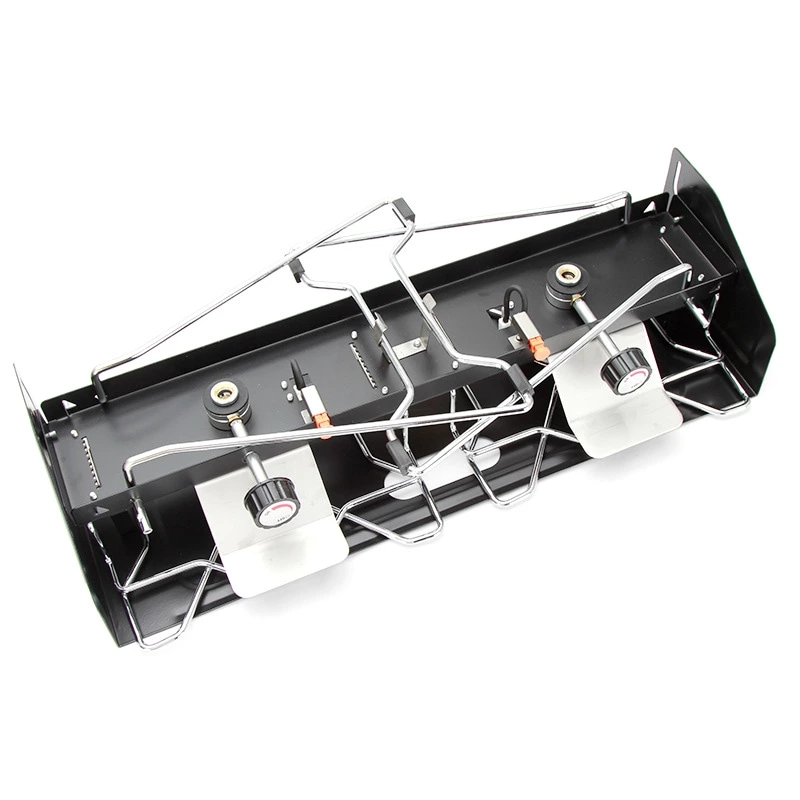 Double Burner Portable Outdoor Gas Stove High Power GTKTST-25-006