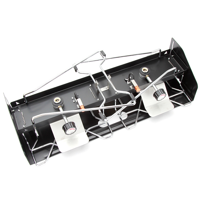 Double Burner Portable Outdoor Gas Stove High Power GTKTST-25-006