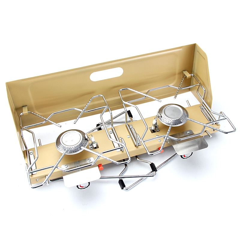 Double Burner Portable Outdoor Gas Stove High Power GTKTST-25-006
