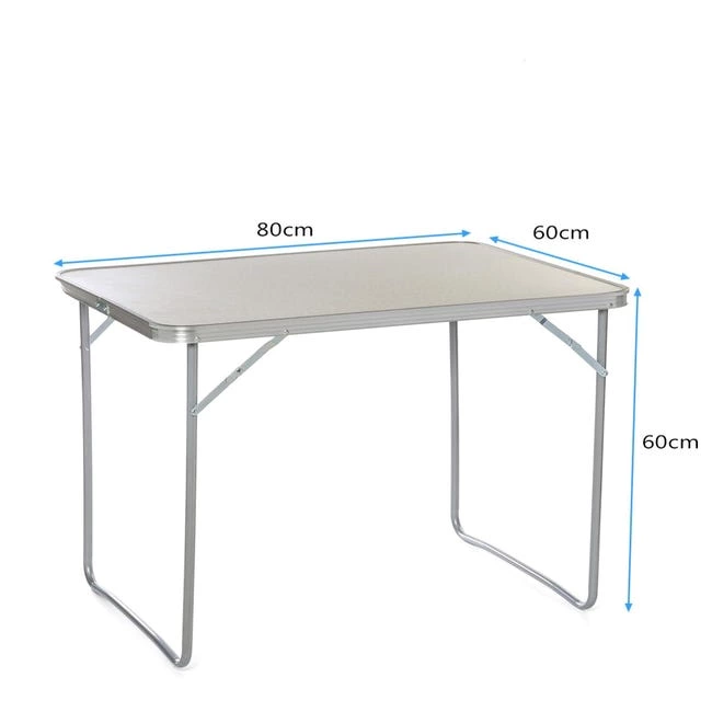 Heavy-Duty Folding Camping Table with Aluminum Frame GTFRTA-25-002