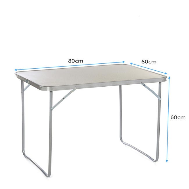 Heavy-Duty Folding Camping Table with Aluminum Frame GTFRTA-25-002
