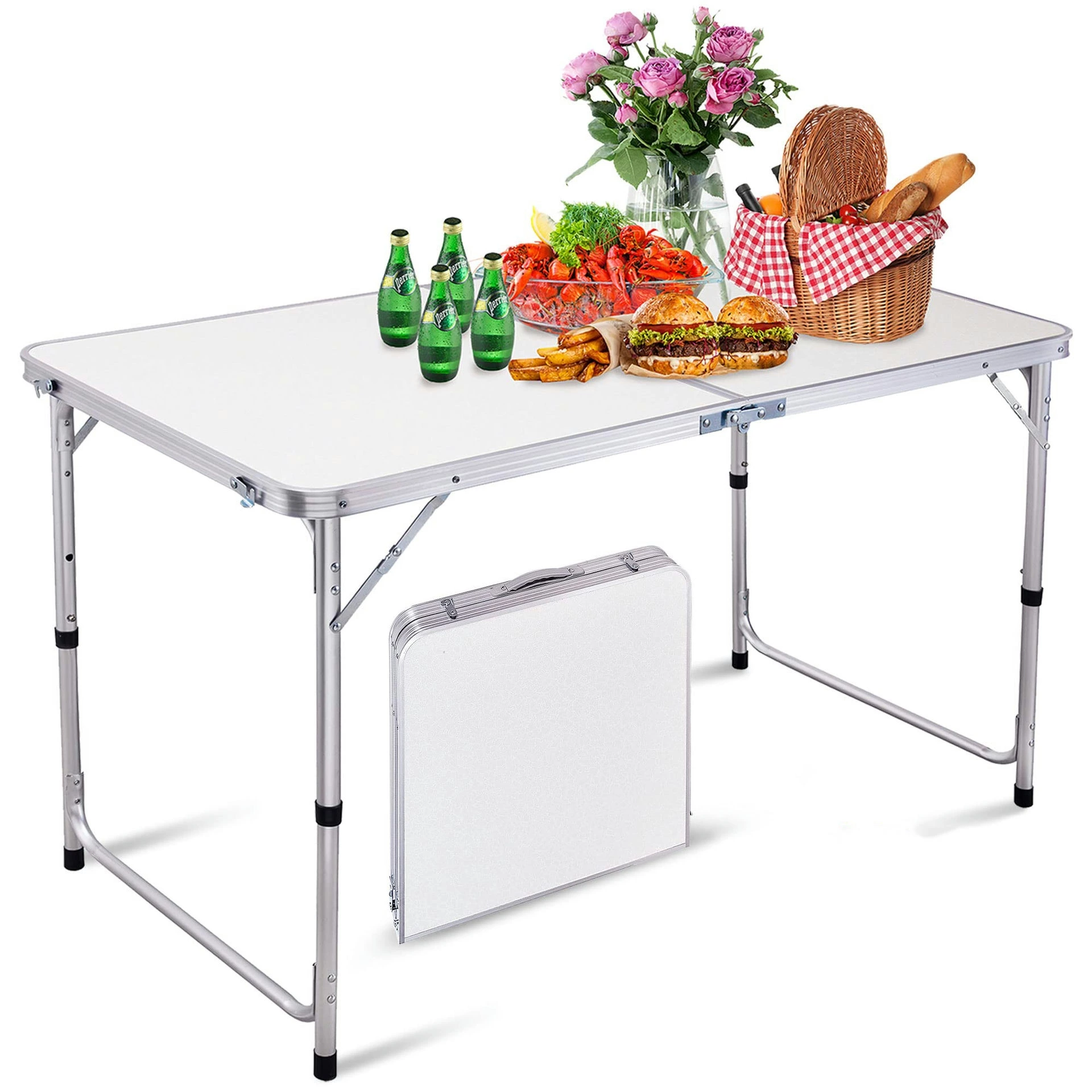 Folding Camping Table Aluminum Frame GTFRTA-25-003