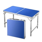 Folding Camping Table with 4 Chairs Aluminum Frame GTFRTA-25-005