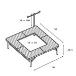 Folding Metal Camping Grill Stand GTFRTA-25-006