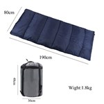 GulTrek Envelope Sleeping Bag - Lightweight 1.5KG, Waterproof, for Camping & Outdoor