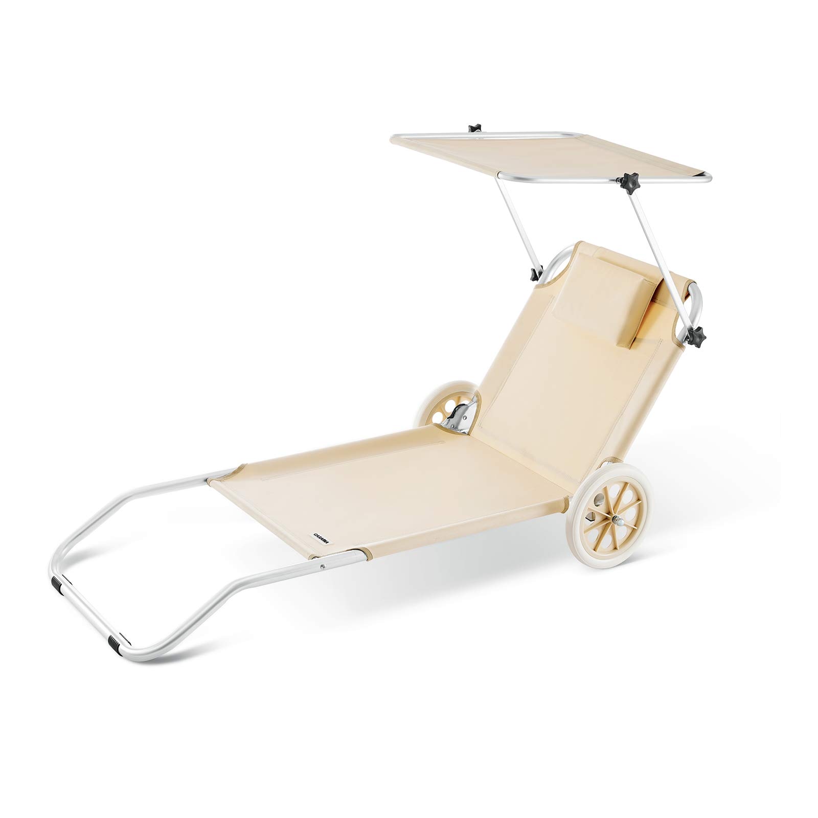 Folding Beach Chair with Wheels & Canopy - Bulk Supply | GulTrek