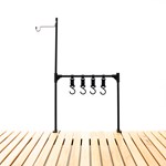 Portable Folding Camping Hook Rack for Outdoor Gear GTFRWF-25-004