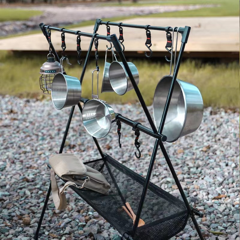 Portable Folding Camping Rack for Outdoor Travel GTFRWF-25-006