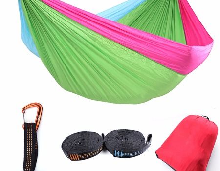Lightweight Parachute Nylon Camping Hammock - 270x140cm GTSGHM-25-002