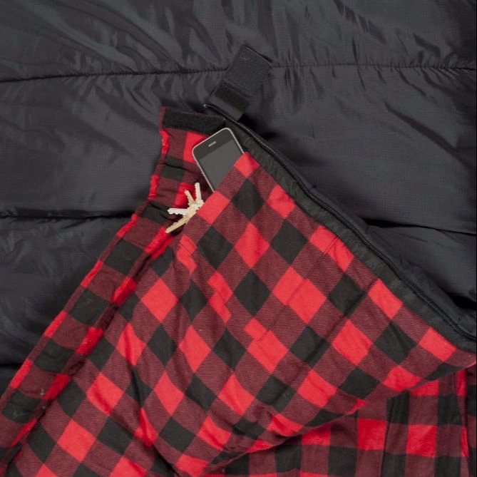 GulTrek Large Envelope Sleeping Bag - Waterproof, Wide, 270GSM Fill for Camping