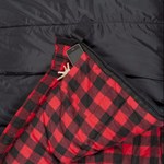 GulTrek Large Envelope Sleeping Bag - Waterproof, Wide, 270GSM Fill for Camping