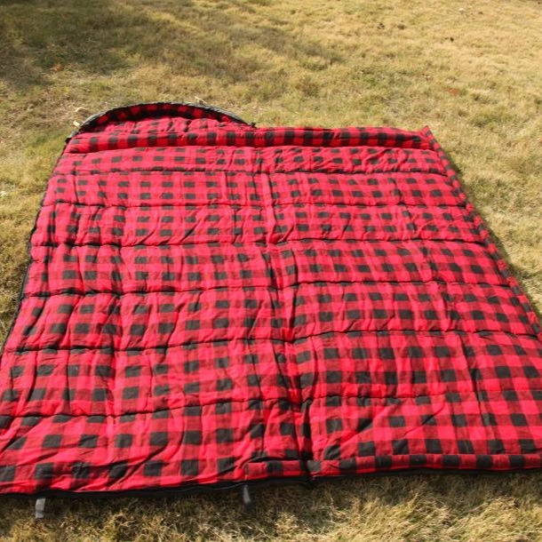 GulTrek Large Envelope Sleeping Bag - Waterproof, Wide, 270GSM Fill for Camping