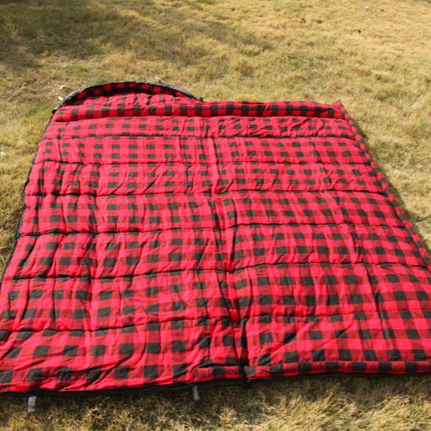 GulTrek Large Envelope Sleeping Bag - Waterproof, Wide, 270GSM Fill for Camping
