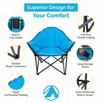 Moon Chair with Carry Bag - Bulk OEM Supply | GulTrek