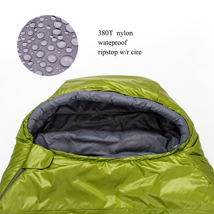 GulTrek Nylon Mummy Sleeping Bag - Lightweight Waterproof Ripstop