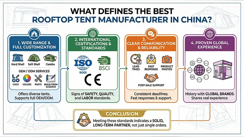 Defines the Best Rooftop Tent Manufacturer in China