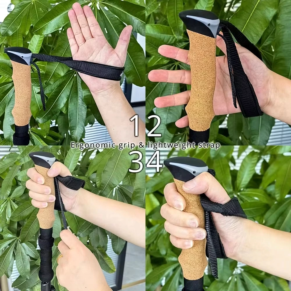 OEM Carbon Fiber Folding Trekking Poles | Customizable Pair | GulTrek