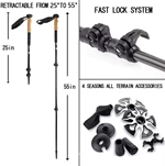 Custom Carbon Trekking Poles | Cork EVA Handle | GulTrek OEM Supplier