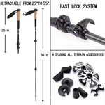 Custom Carbon Trekking Poles | Cork EVA Handle | GulTrek OEM Supplier