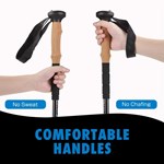 Custom Carbon Trekking Poles | Cork EVA Handle | GulTrek OEM Supplier