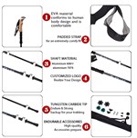 Custom Hiking Trekking Poles | 7075 Aluminum/Carbon Fiber | OEM