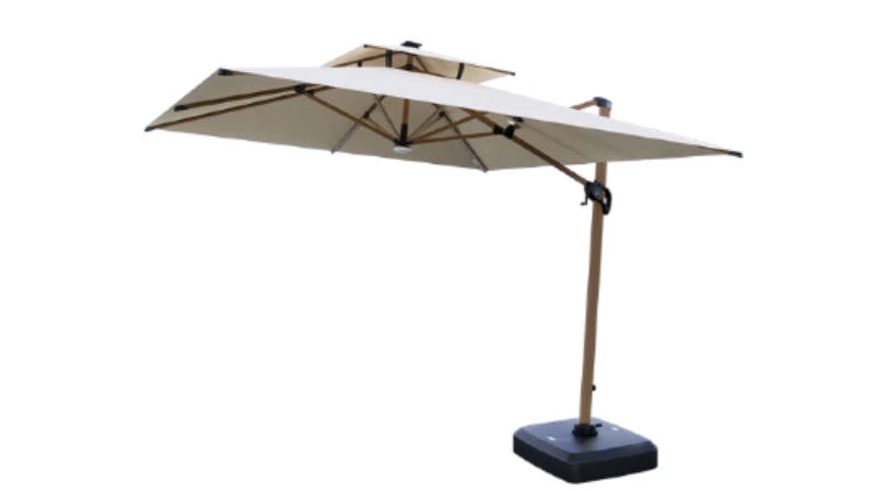 sunlever aluminum cantilever patio umbrella