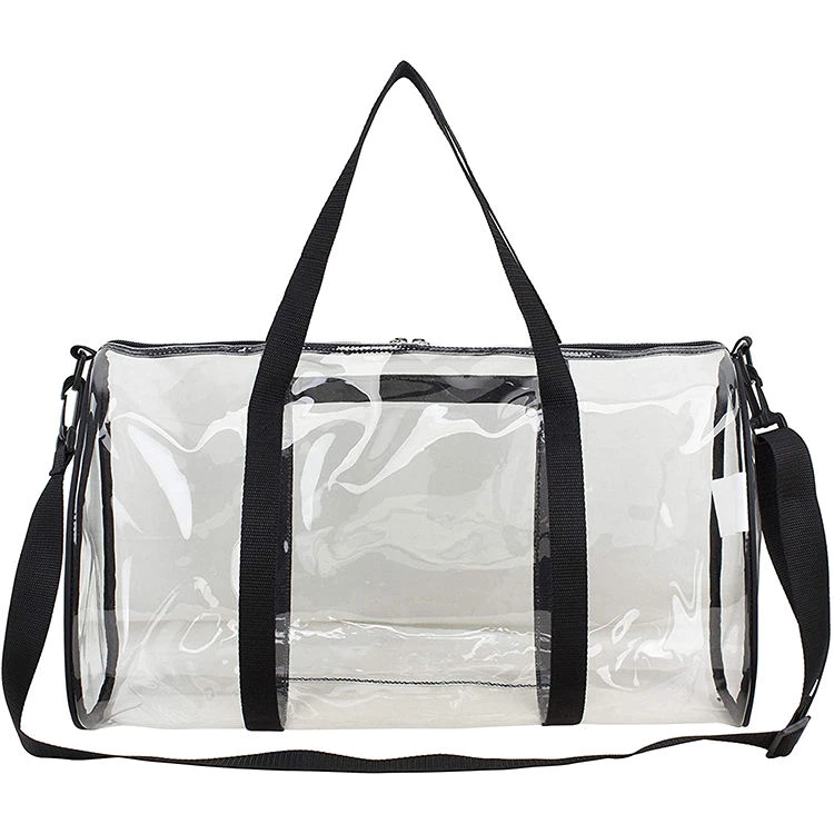 Clear Vinyl Gym Duffel Bag | Transparent Travel Tote | GulTrek