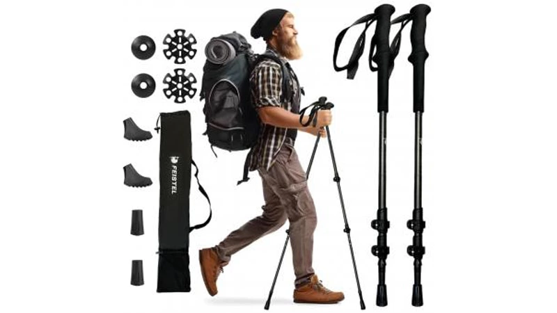 feistel aluminum trekking poles