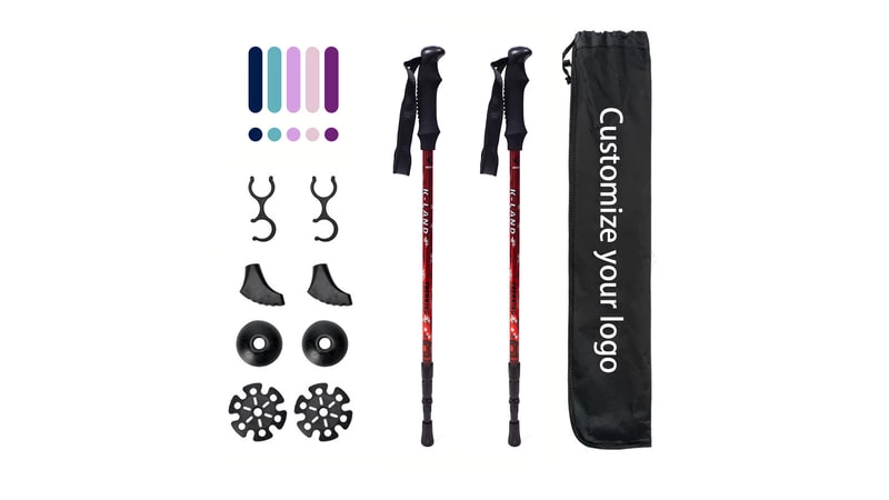 kassico telescopic aluminum trekking poles